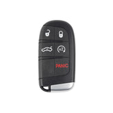Key Fob Replacement Smart Remote Control Keyless Entry Compatible with Chrysler 200 2015-2017 Chrysler 300 Dodge Challenger Charger 2019-2021 5 Buttons Replace# 68155687AB, M3M-40821302
